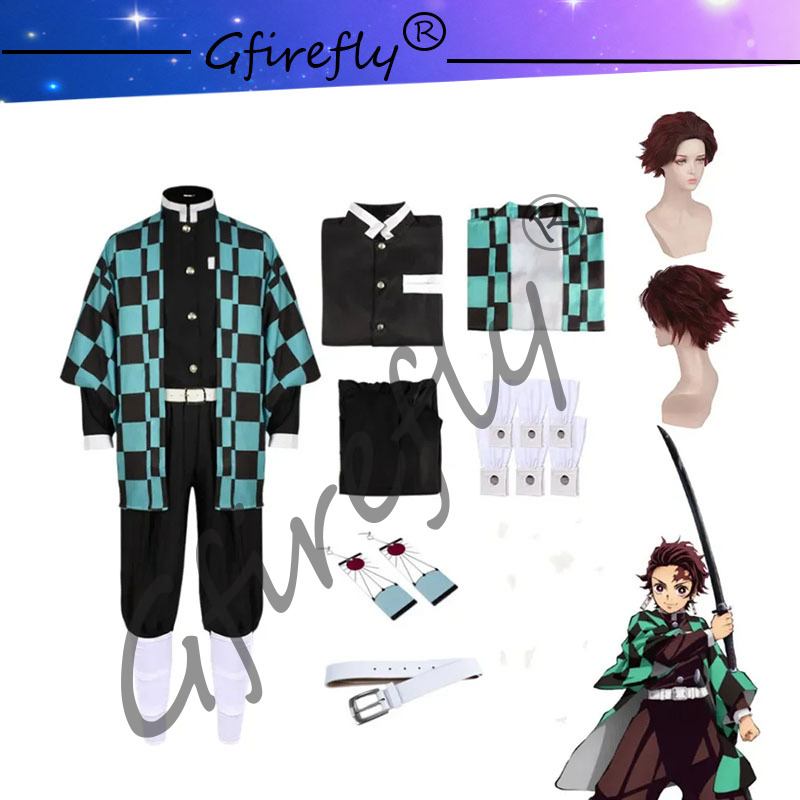 Cosplay Prop Dagger - Kamado tanjirou-刀のコスプレコスチュームセット,刀アクセサリー,アニメの服,ドロップ,ユニフォーム