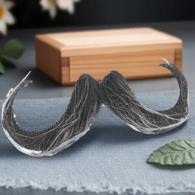 Easy Cosplay Prop - リアルな付け髭、大人の男性向けコスプレ、パーティー、仮装、パフォーマンス用の高品質で安全な素材を使用した、自然な仕上がりのつけ髭。