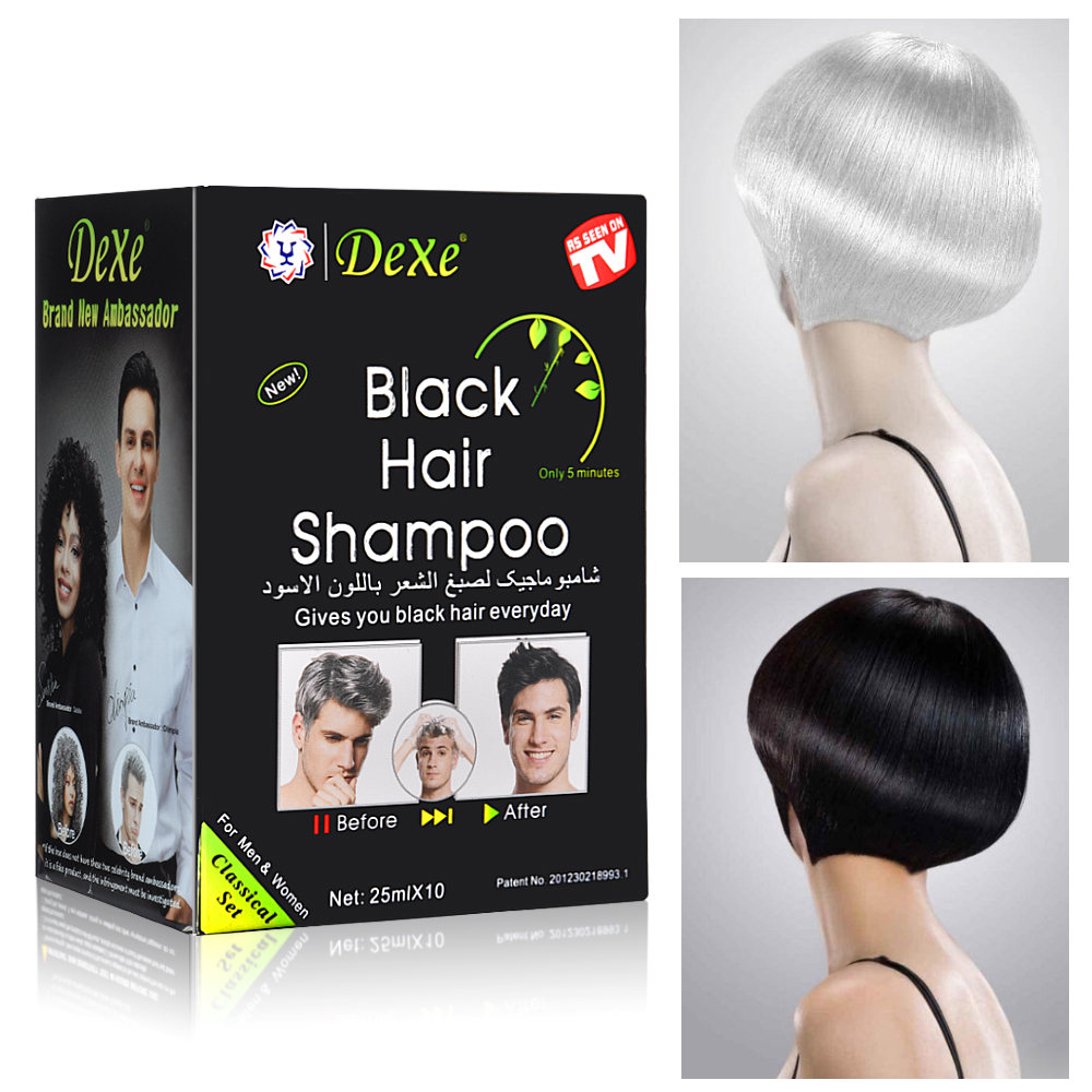 10 個の高速黒髪シャンプー高速黒髪染めハーブ自然な色復元染 - Hair Spray Color のレビューと価格