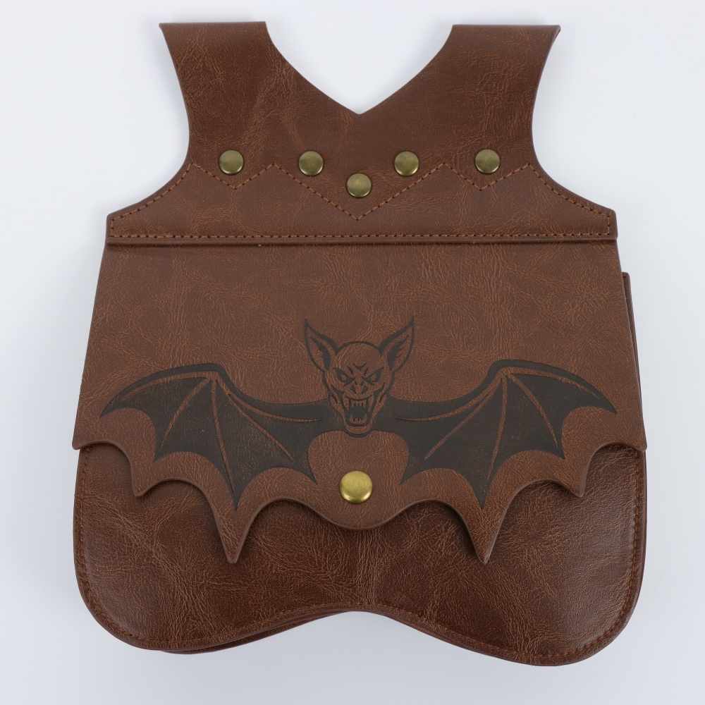 ハロウィーン風、中世風のPUレザー製ウエストバッグ。コウモリ - Cosplay Prop のレビューと価格