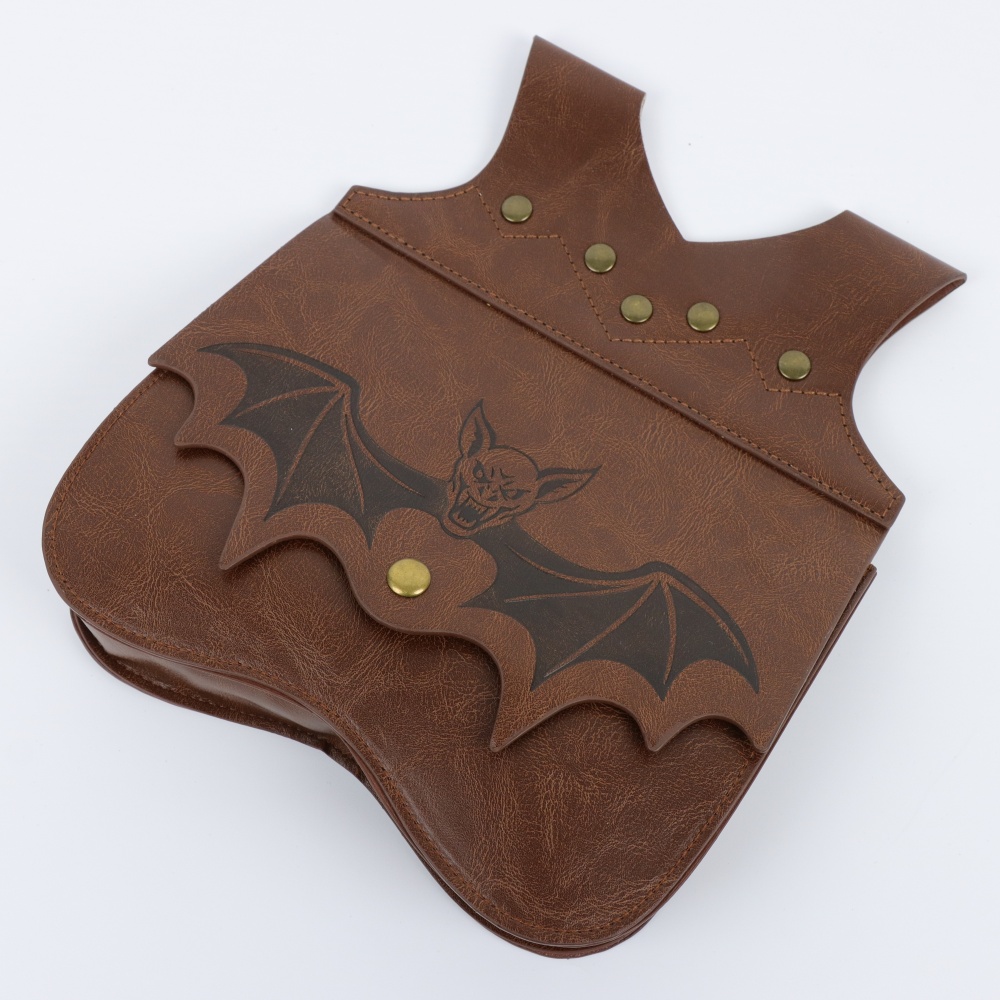 ハロウィーン風、中世風のPUレザー製ウエストバッグ。コウモリ - Cosplay Prop のレビューと価格
