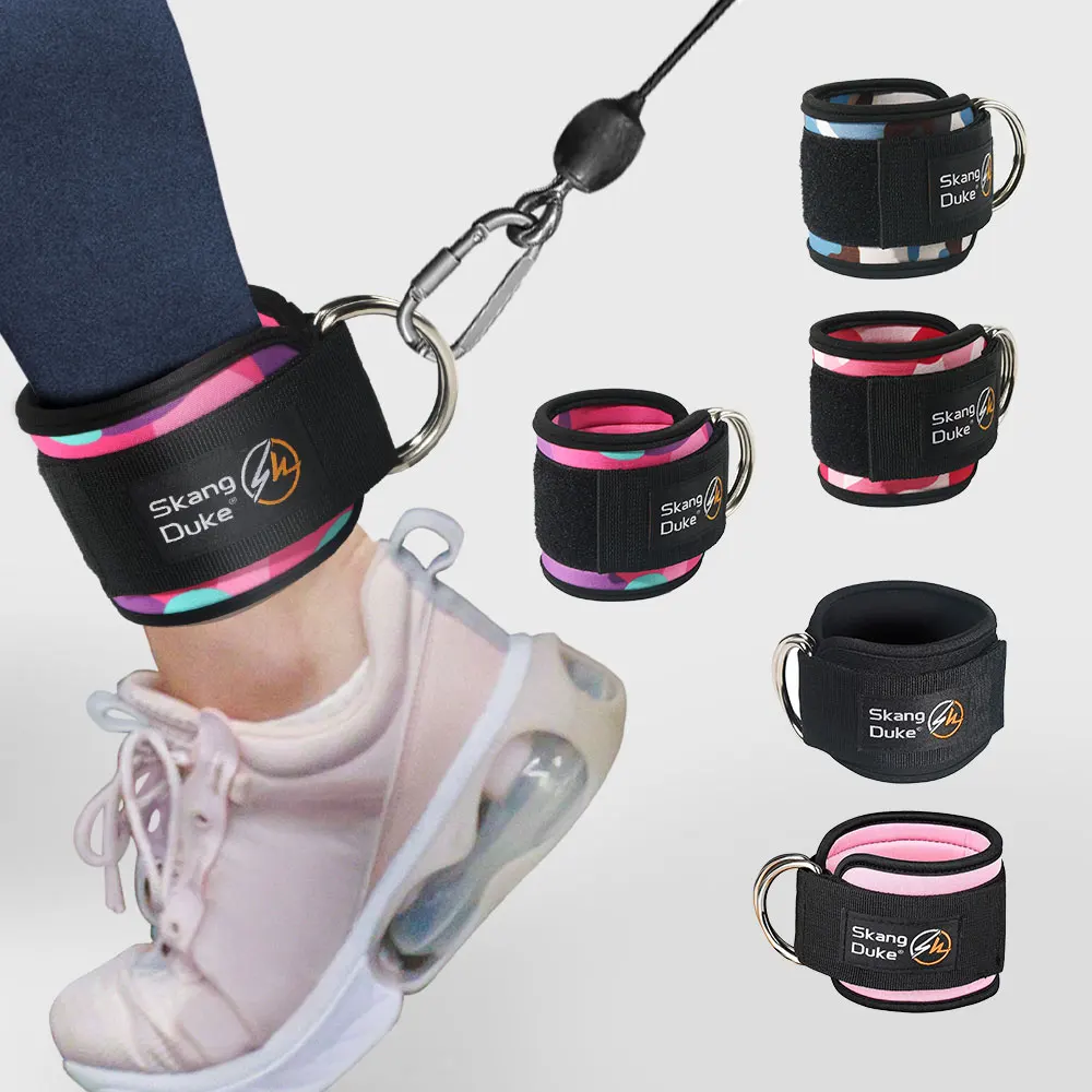 ケーブルマシン用、調整可能なDリング付きアンクルストラップ1 - D Ring Strap のレビューと価格