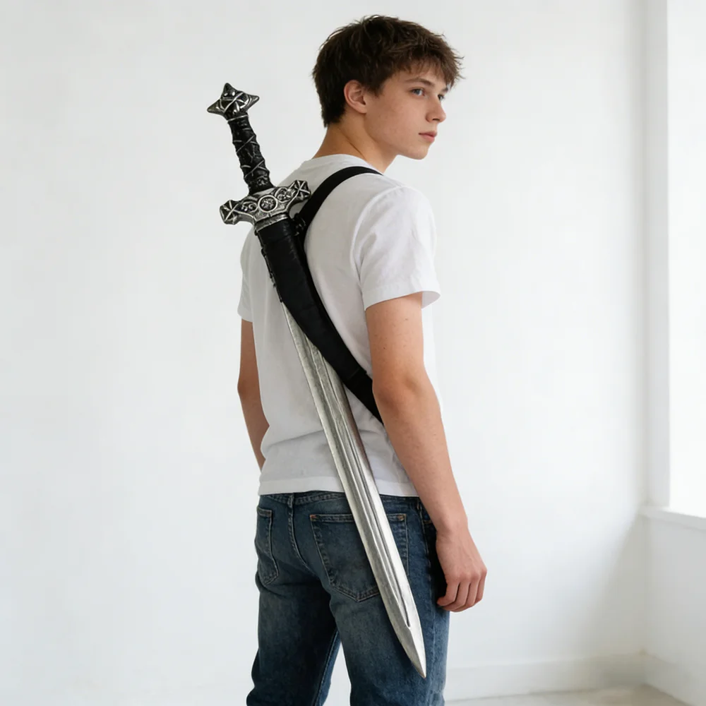 60cm中世騎士剣レトロコスプレハロウィン小道具ルネッサンス - Cosplay Prop Dagger のレビューと価格