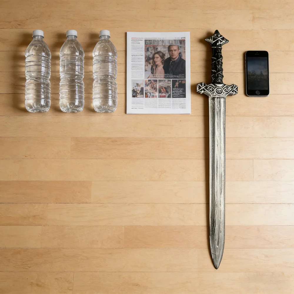 60cm中世騎士剣レトロコスプレハロウィン小道具ルネッサンス - Cosplay Prop Dagger のレビューと価格