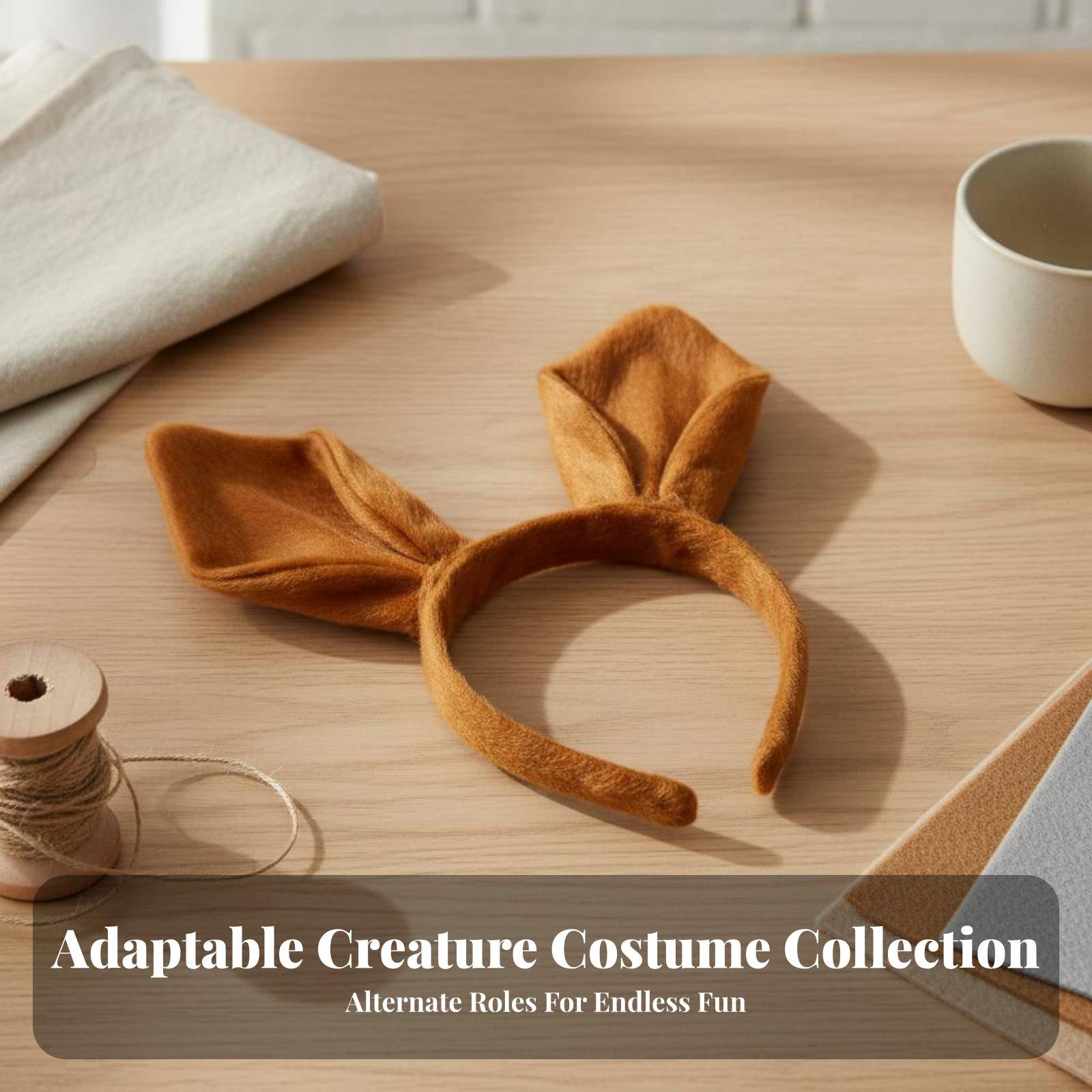 動物の着ぐるみヘッドバンドセット パフォーマンス用小道具 ソ - Easy Cosplay Prop のレビューと価格