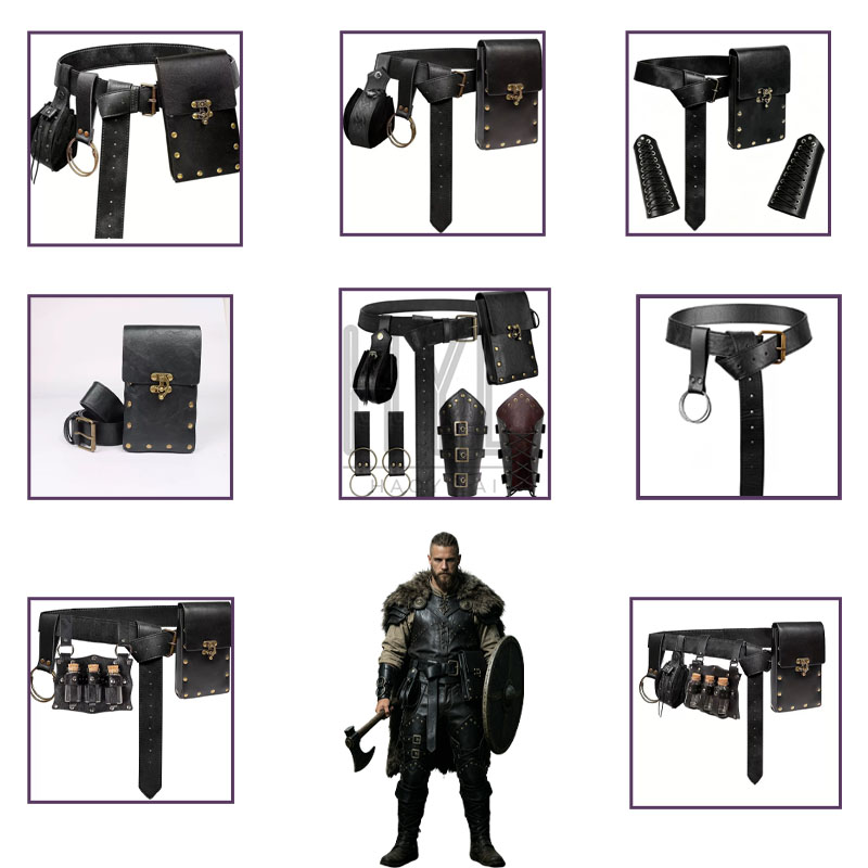 バイキングコスチュームアクセサリーセット 中世レトロスチーム - Cosplay Prop のレビューと価格